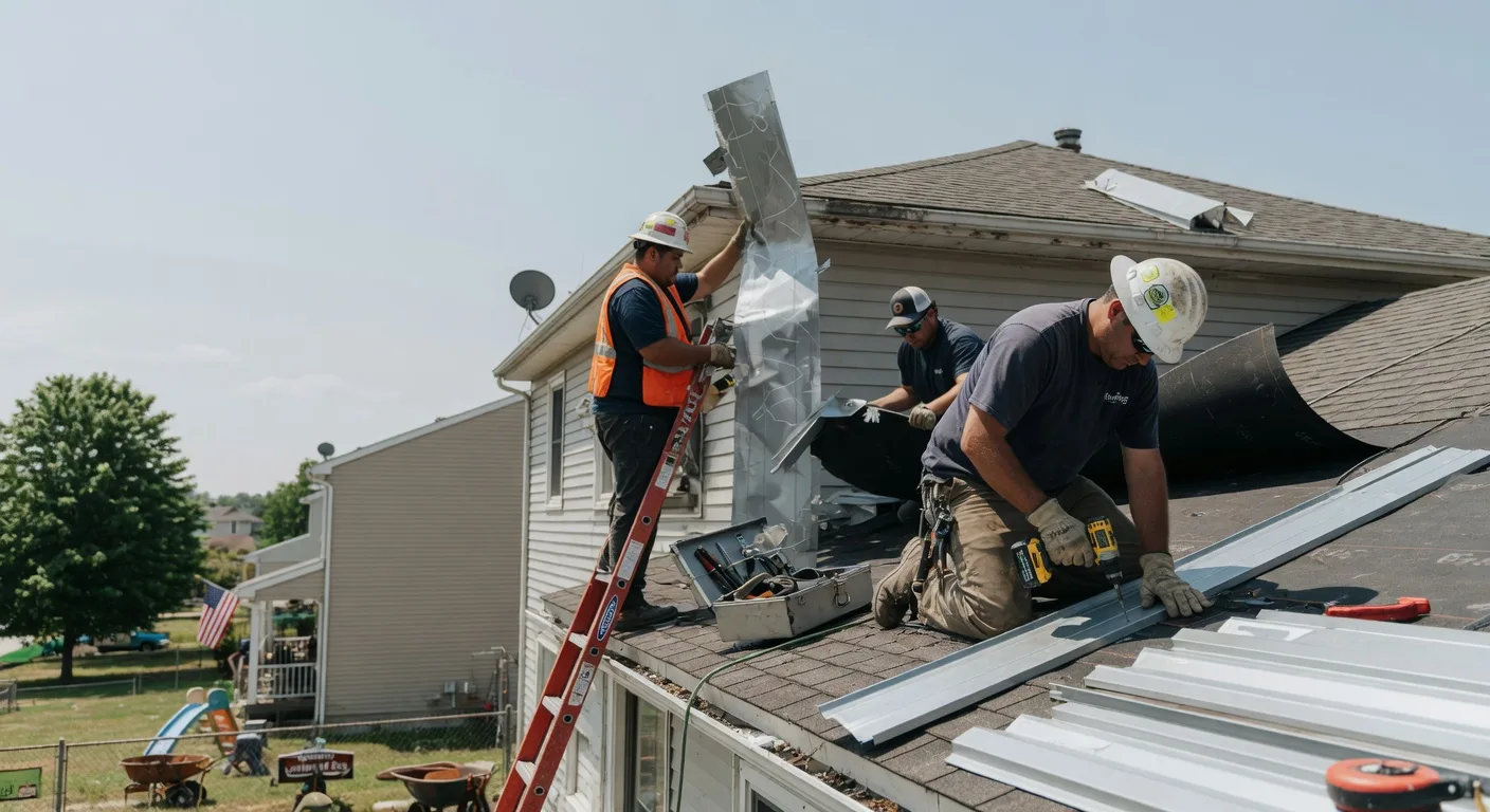 Storm Damage Metal Roof Repair in Osceola, PA